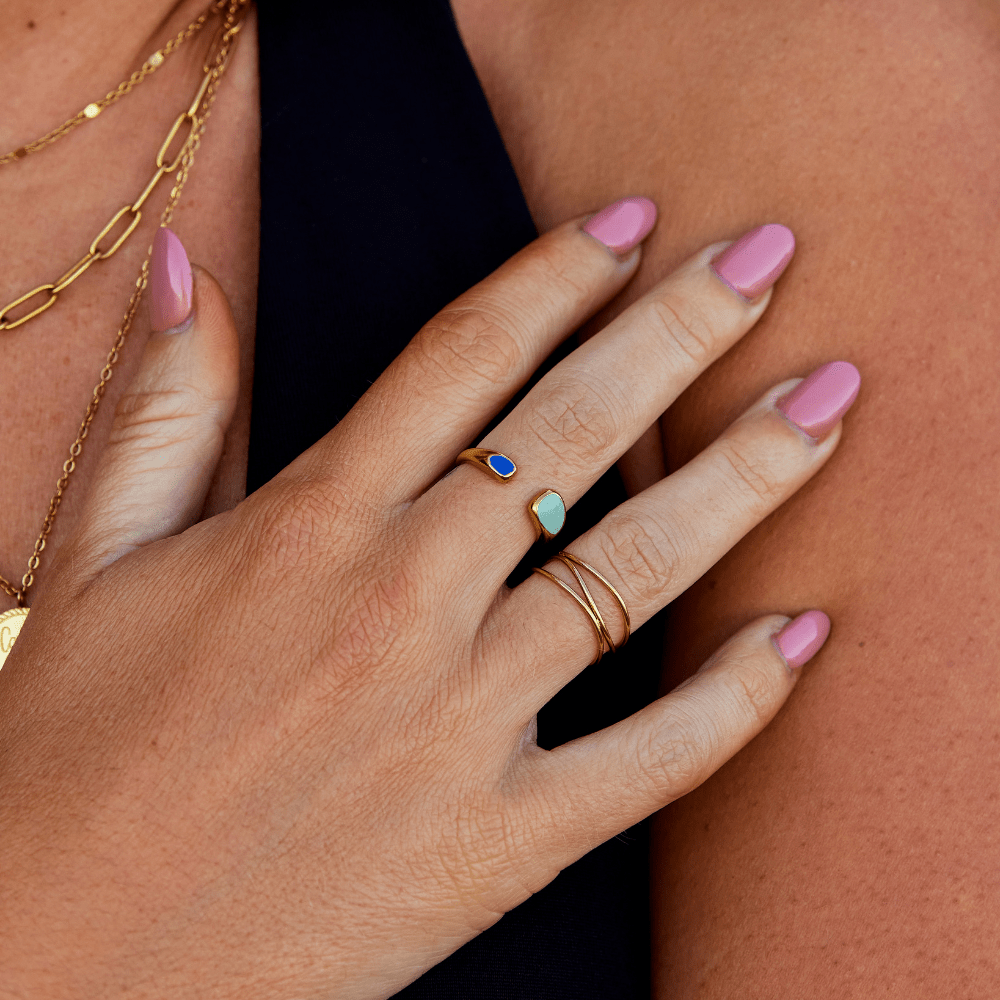 Turquoise Sahara Wrap Ring - Beautiful Earth Boutique