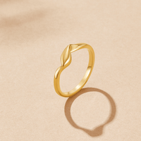 Twisted Athena Gold Ring - Beautiful Earth Boutique