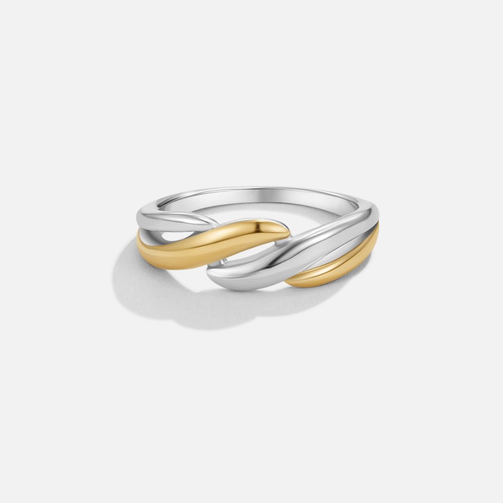 Twisted Ella Two - Toned Ring - Beautiful Earth Boutique