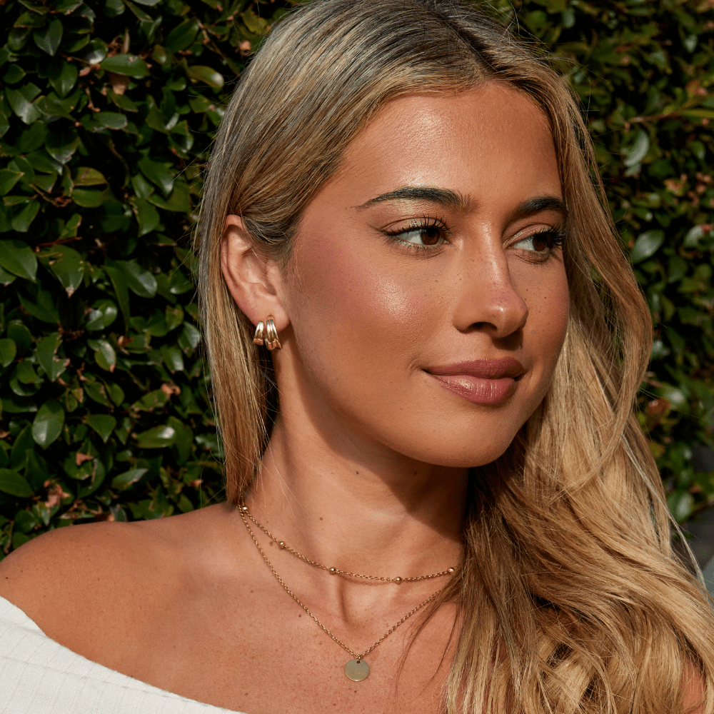 Twisted Ivana Hoop Earrings - Beautiful Earth Boutique