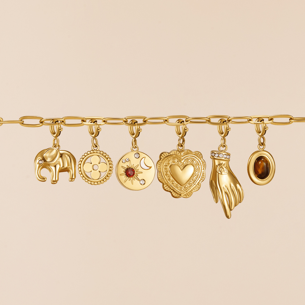 Victoria Gold Hand Charm - Beautiful Earth Boutique