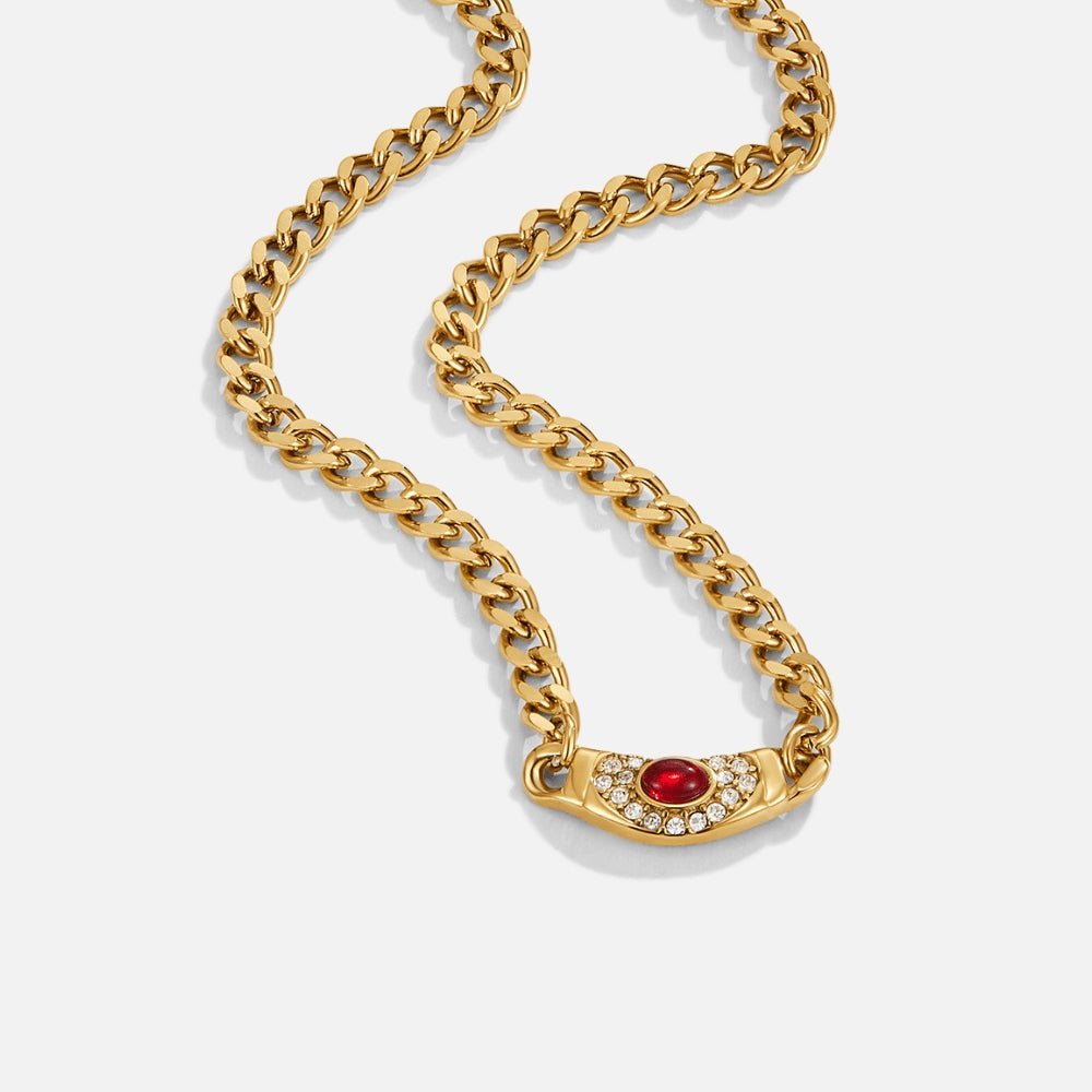Vintage Cleopatra Gold Necklace - Beautiful Earth Boutique