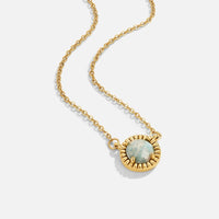 Vintage Round Amazonite Necklace - Beautiful Earth Boutique