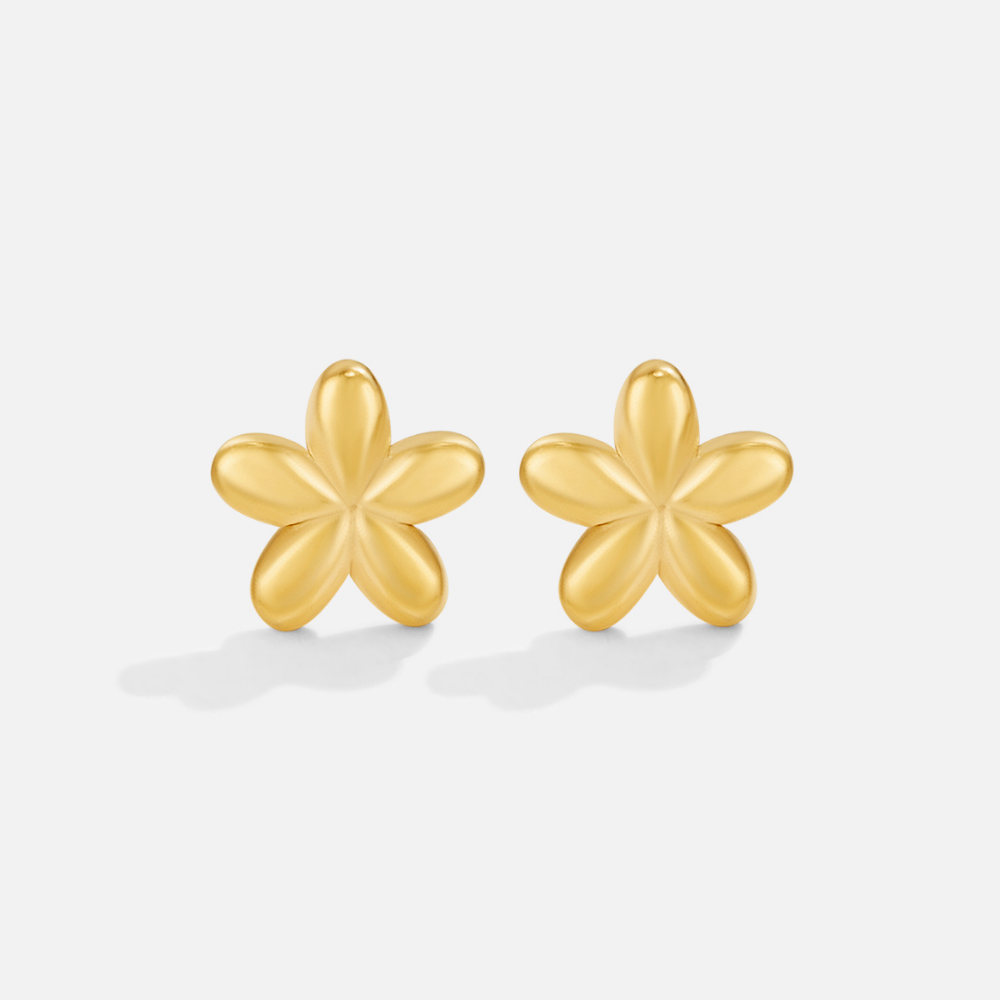 Flower Balloon Stud Earrings