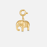 Gold Elephant Charm
