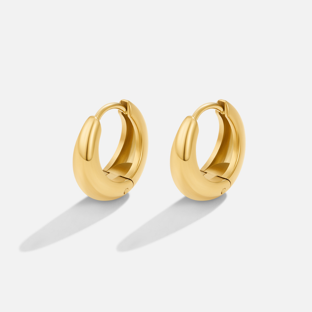 Audrey Gold Hoop Earrings