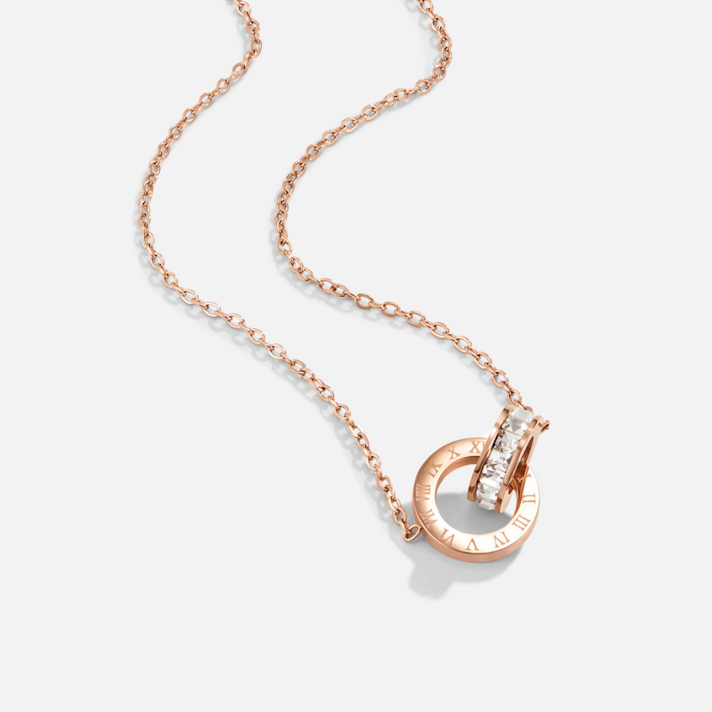 Rose Gold Infinity Necklace