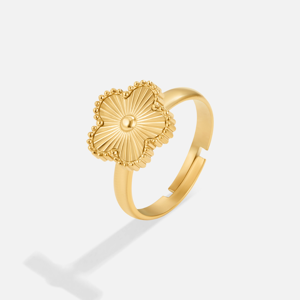 Golden Clover Ring