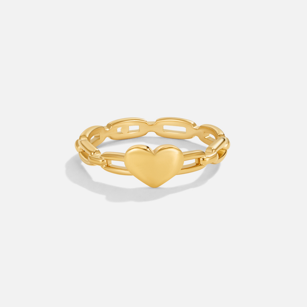 Lola Heart Chain Ring