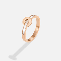 Rose Gold Infinity Ring