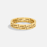 Celestine Gold Hollow Ring