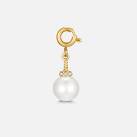Crystal & Pearl Charm