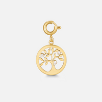 Golden Tree Of Life Charm