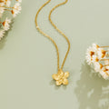 Blooming Gold Flower Necklace