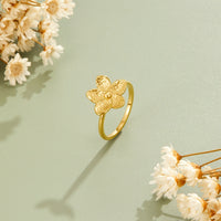 Blooming Gold Flower Ring