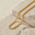 Elena Gold Ball Chain Necklace