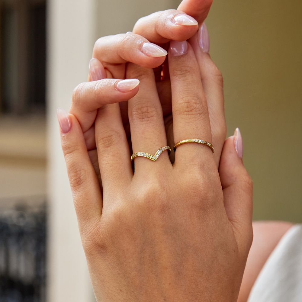 Eternity Crown Crystal Ring