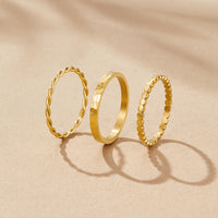 Hella Gold Stacked Ring
