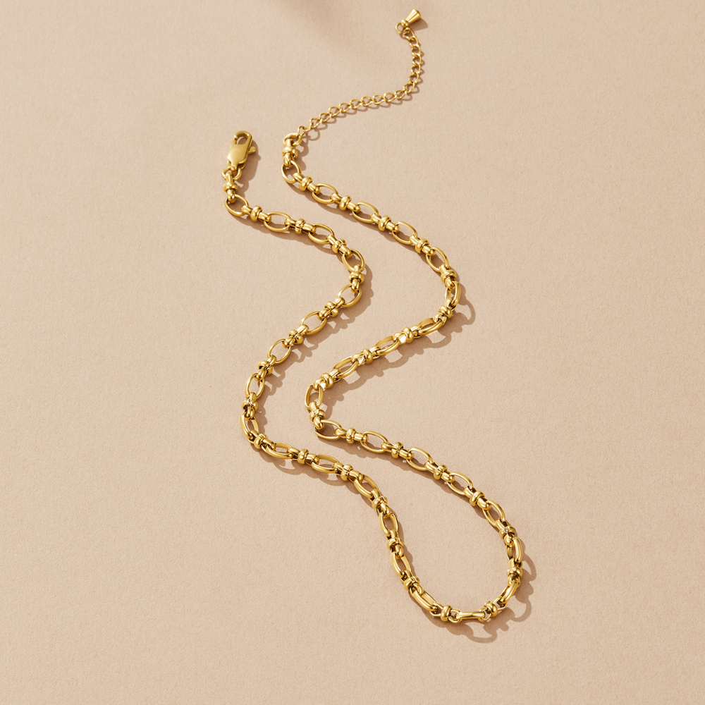 Kora Gold Chain Link Necklace