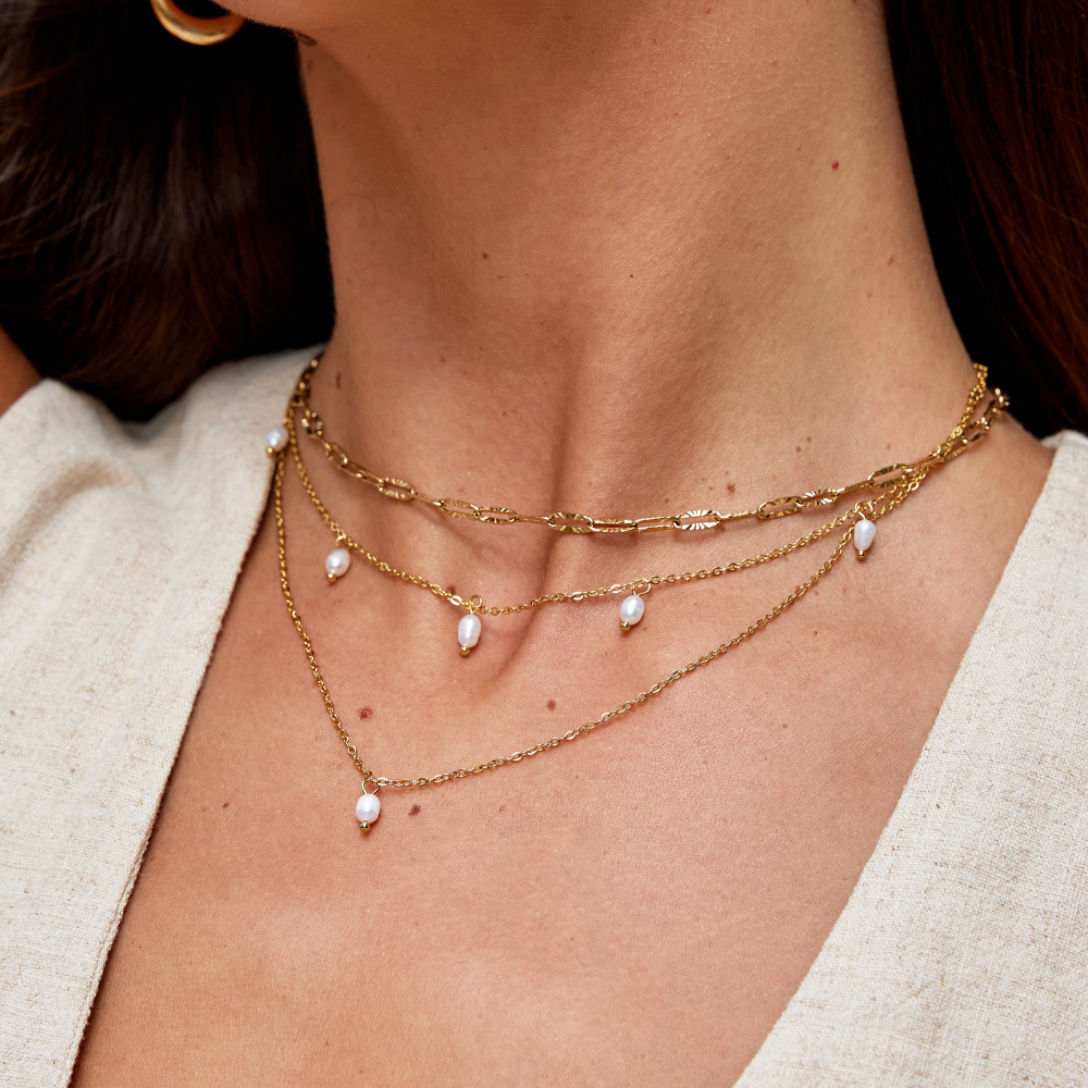 Lara Paperclip Chain Necklace