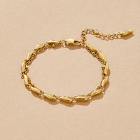 Layered Gold Wave Bracelet