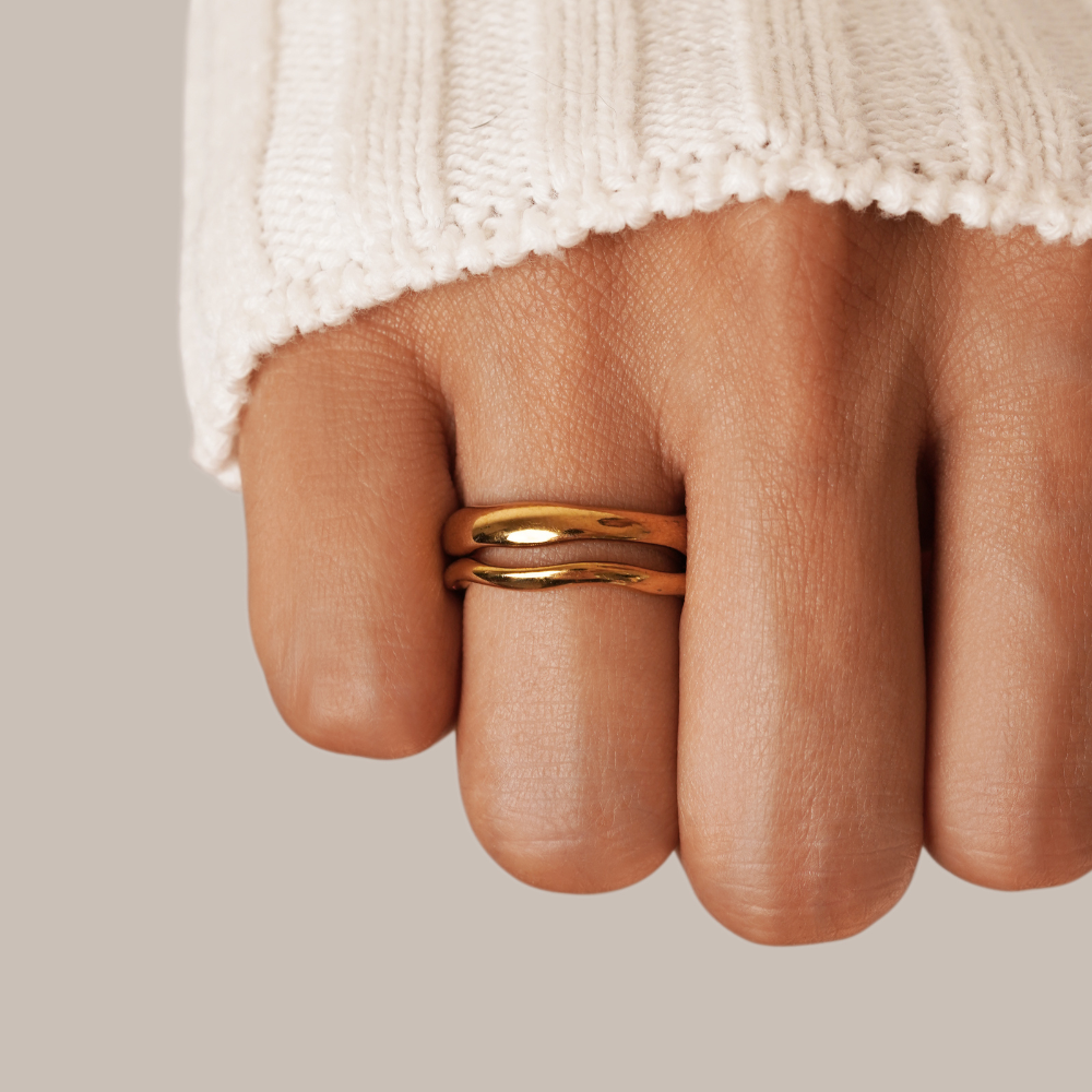 Madison Chunky Wave Ring