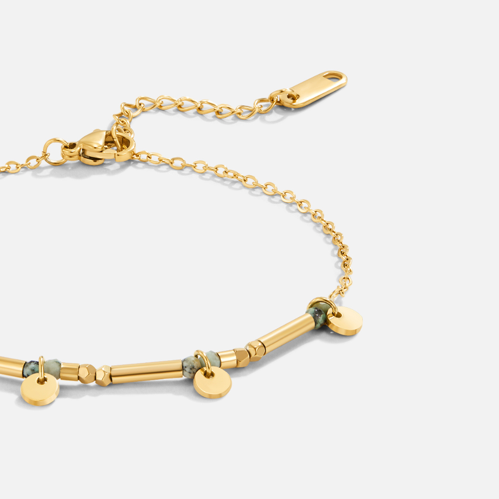 Neri Gold Disc Bracelet