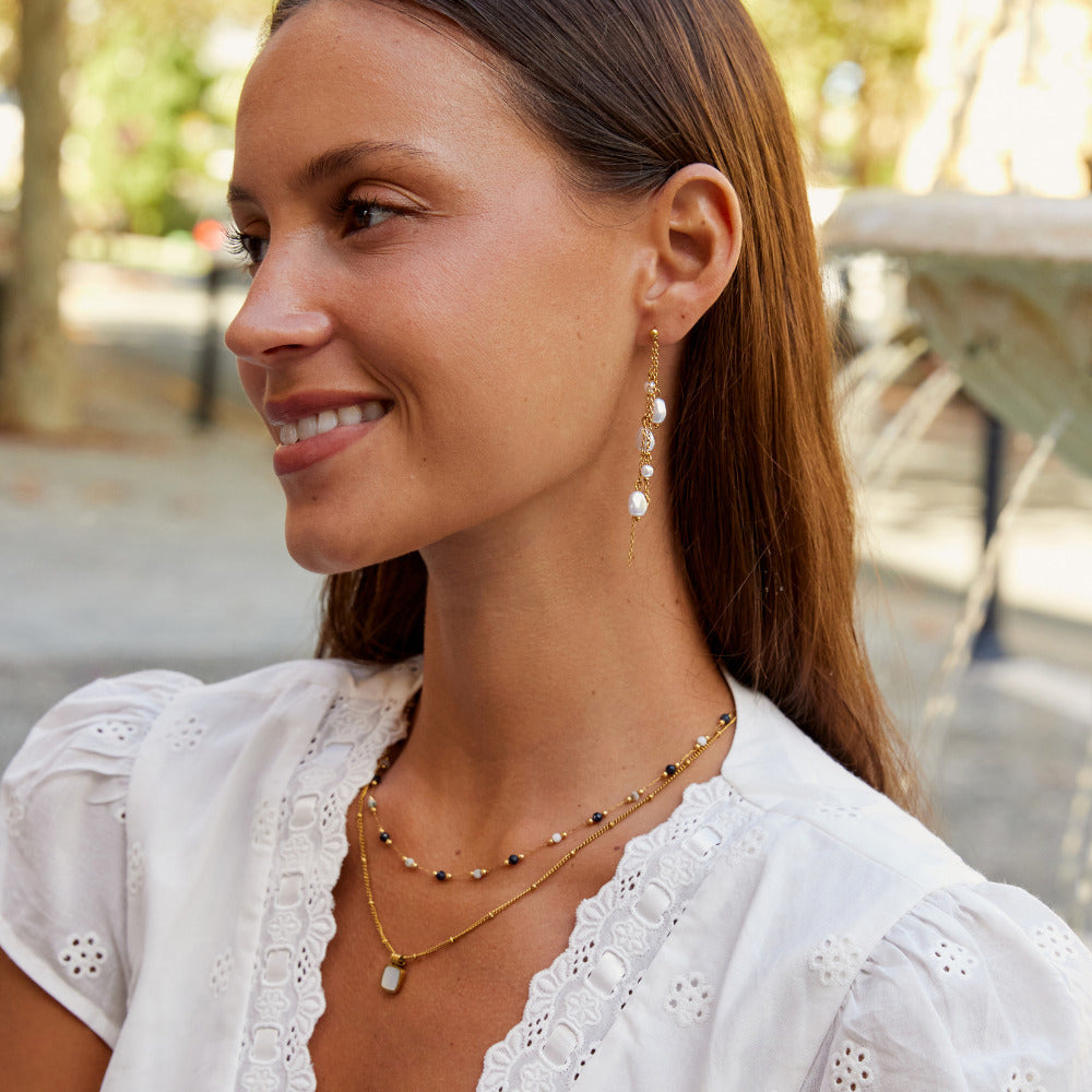 Penelope Pearl Drop Earrings