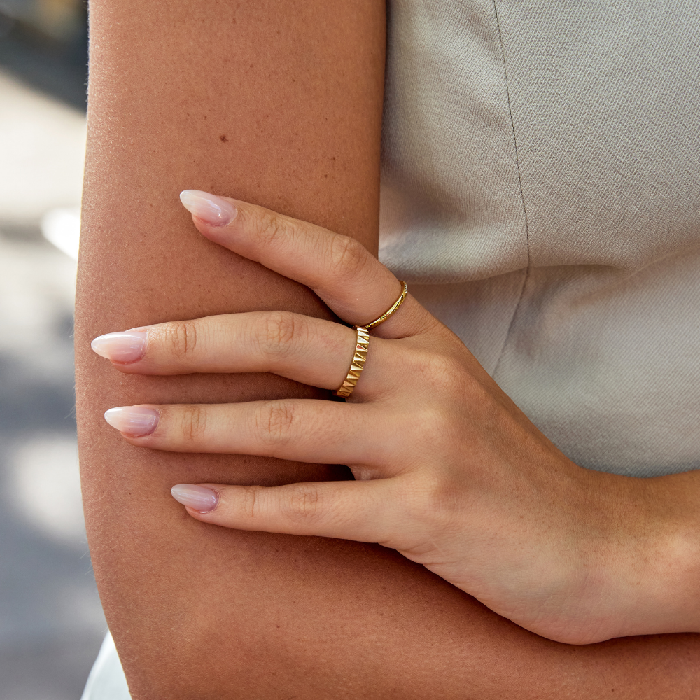 Reene Geometric Gold Ring