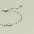 Silver Crystal Vine Bracelet