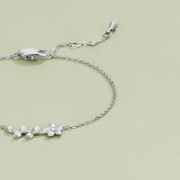 Silver Crystal Vine Bracelet