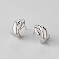Silver Dakota Twisted Earrings