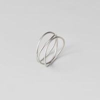 Silver Infinity Loop Ring