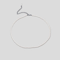 Temi Pearl Silver Necklace