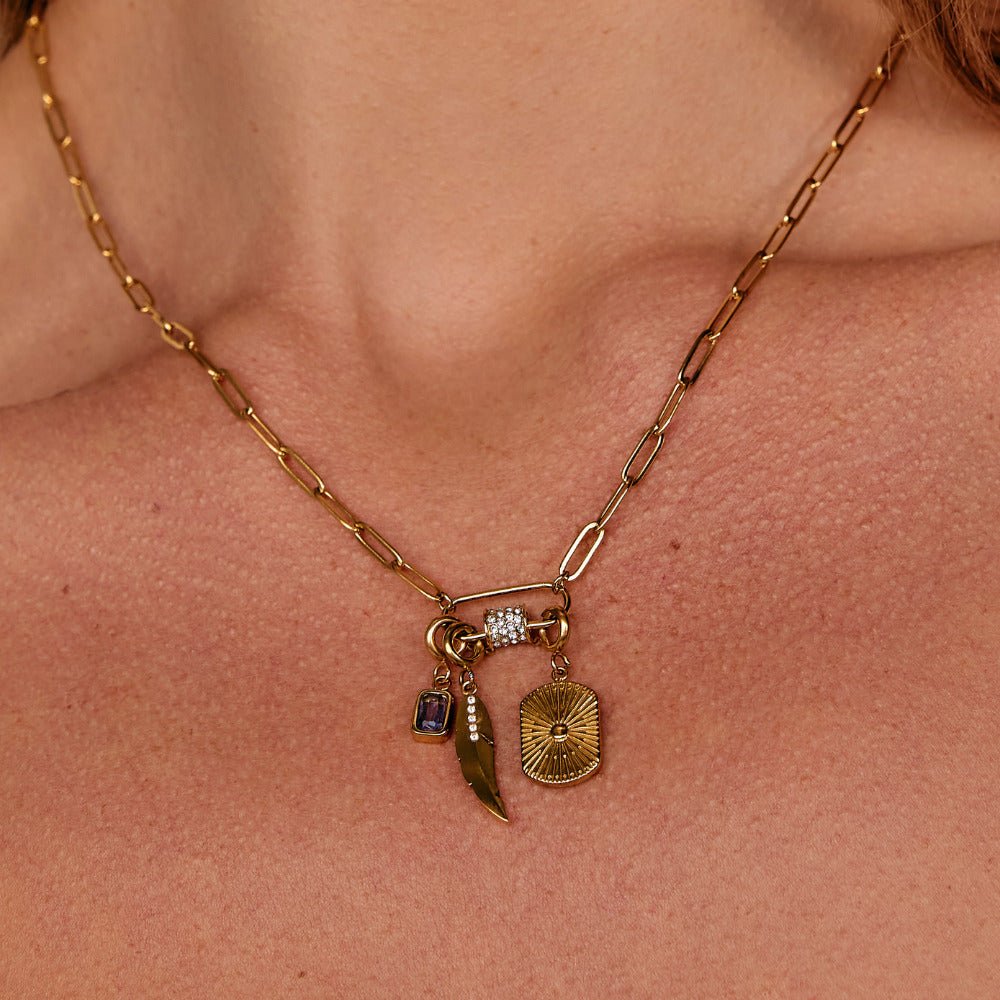 Amethyst Crystal Charm - Beautiful Earth Boutique