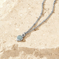 Aquamarine Silver Necklace - Beautiful Earth Boutique