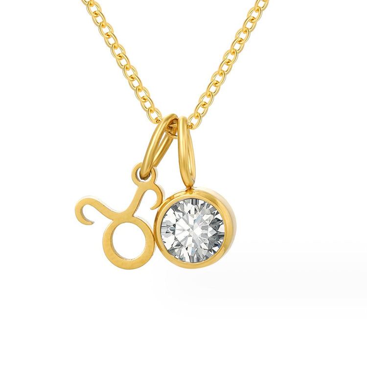 Astria Zodiac Birthstone Necklace - Beautiful Earth Boutique