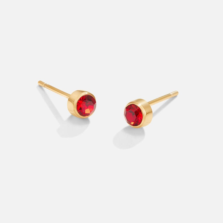 Birthstone Stud Earrings - Beautiful Earth Boutique