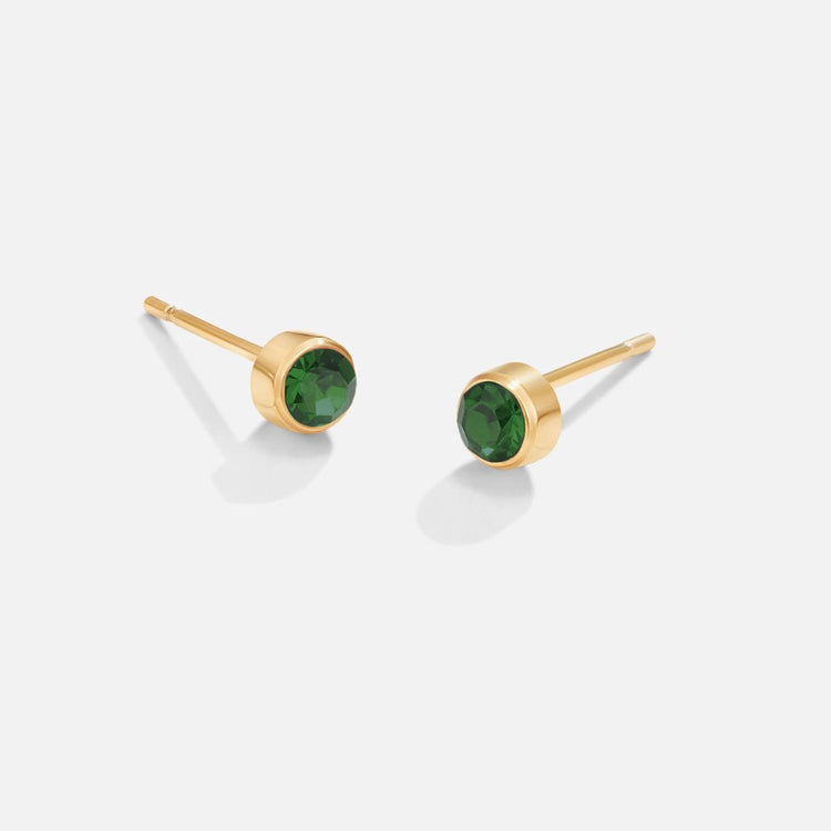 Birthstone Stud Earrings - Beautiful Earth Boutique