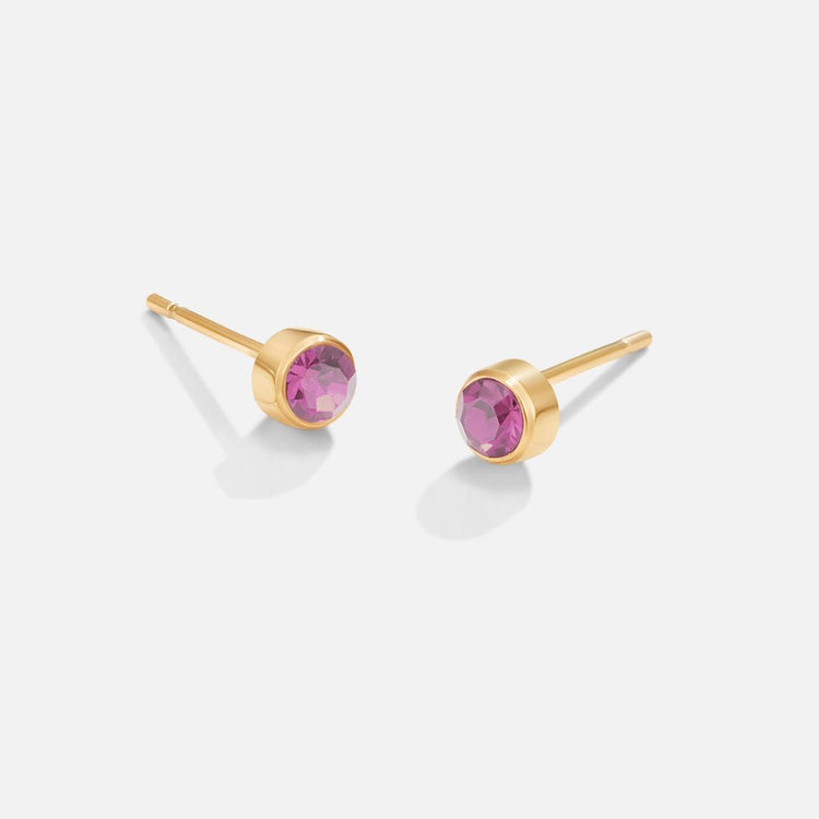 Birthstone Stud Earrings - Beautiful Earth Boutique