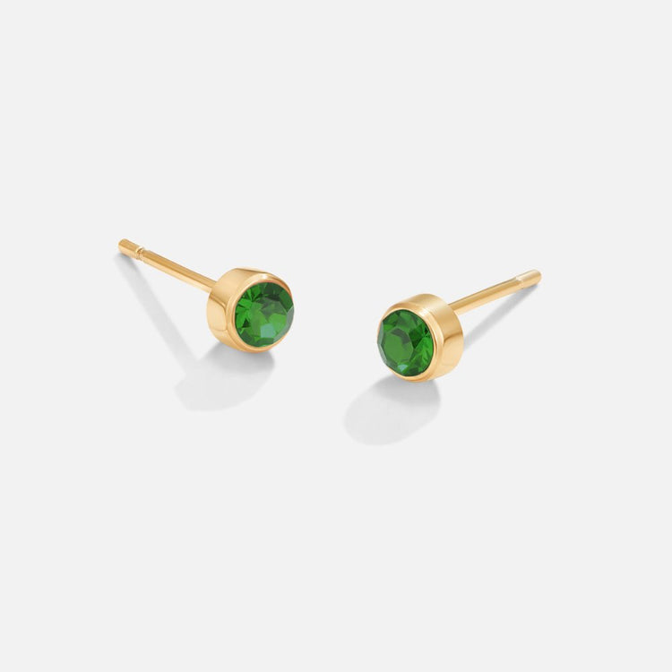 Birthstone Stud Earrings - Beautiful Earth Boutique