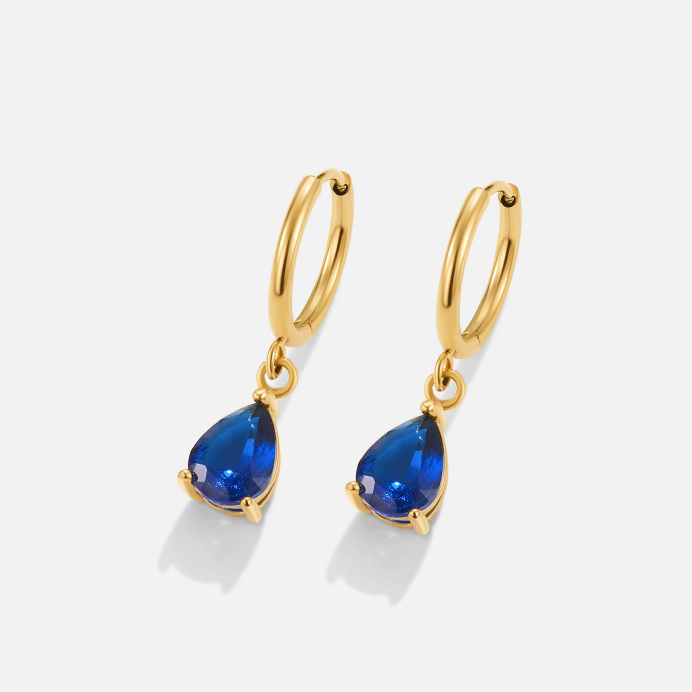 Blue Marina Crystal Drop Earrings - Beautiful Earth Boutique