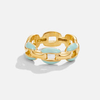 Blue Reya Chain Ring - Beautiful Earth Boutique