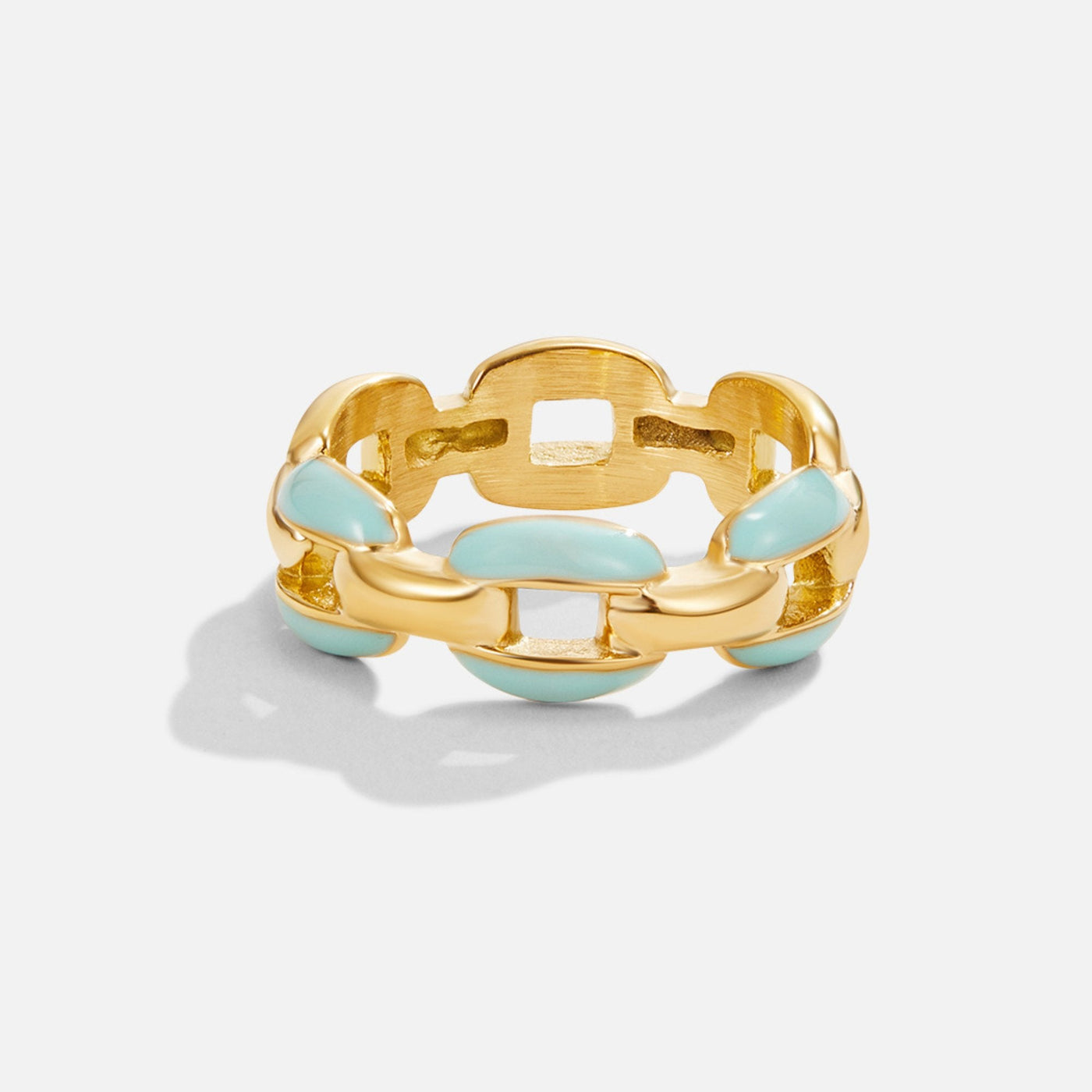 Blue Reya Chain Ring - Beautiful Earth Boutique