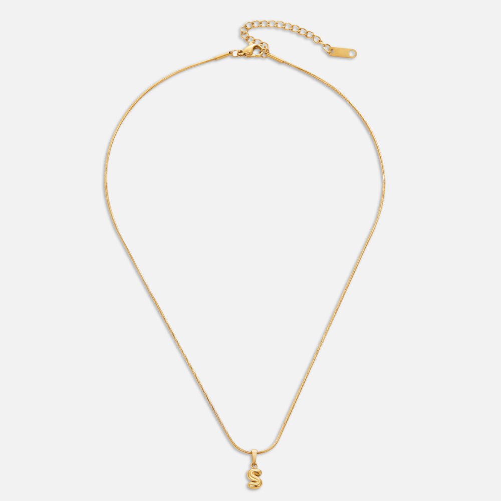 Bubble Letter Necklace - Beautiful Earth Boutique