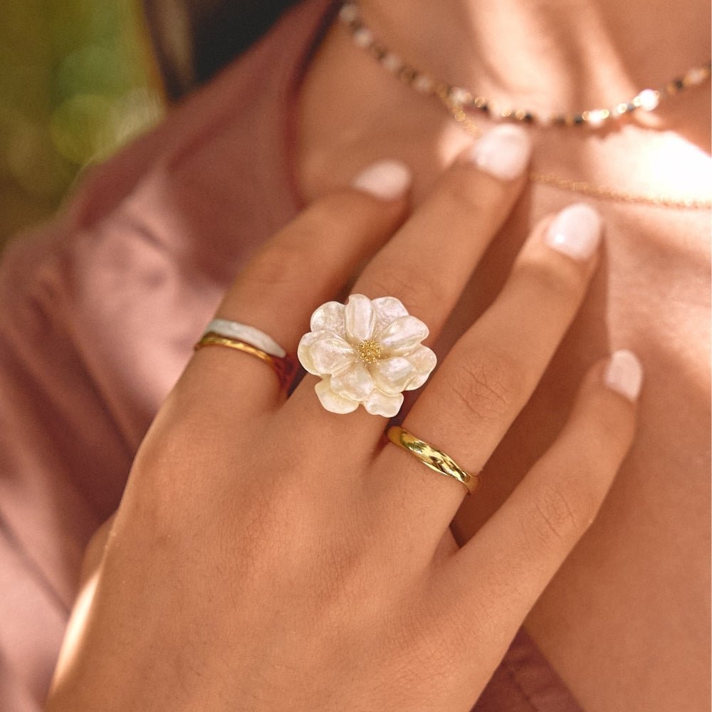 Camelia Bloom Ring - Beautiful Earth Boutique