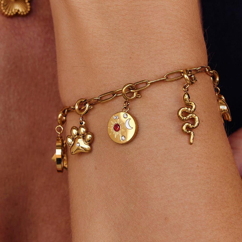 Celestial Sun & Moon Charm - Beautiful Earth Boutique