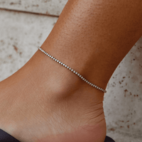 Cordelia Gold Tennis Anklet - Beautiful Earth Boutique
