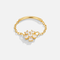 Daisy Chain Crystal Ring - Beautiful Earth Boutique