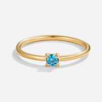 December Birthstone 18K Gold Ring - Beautiful Earth Boutique